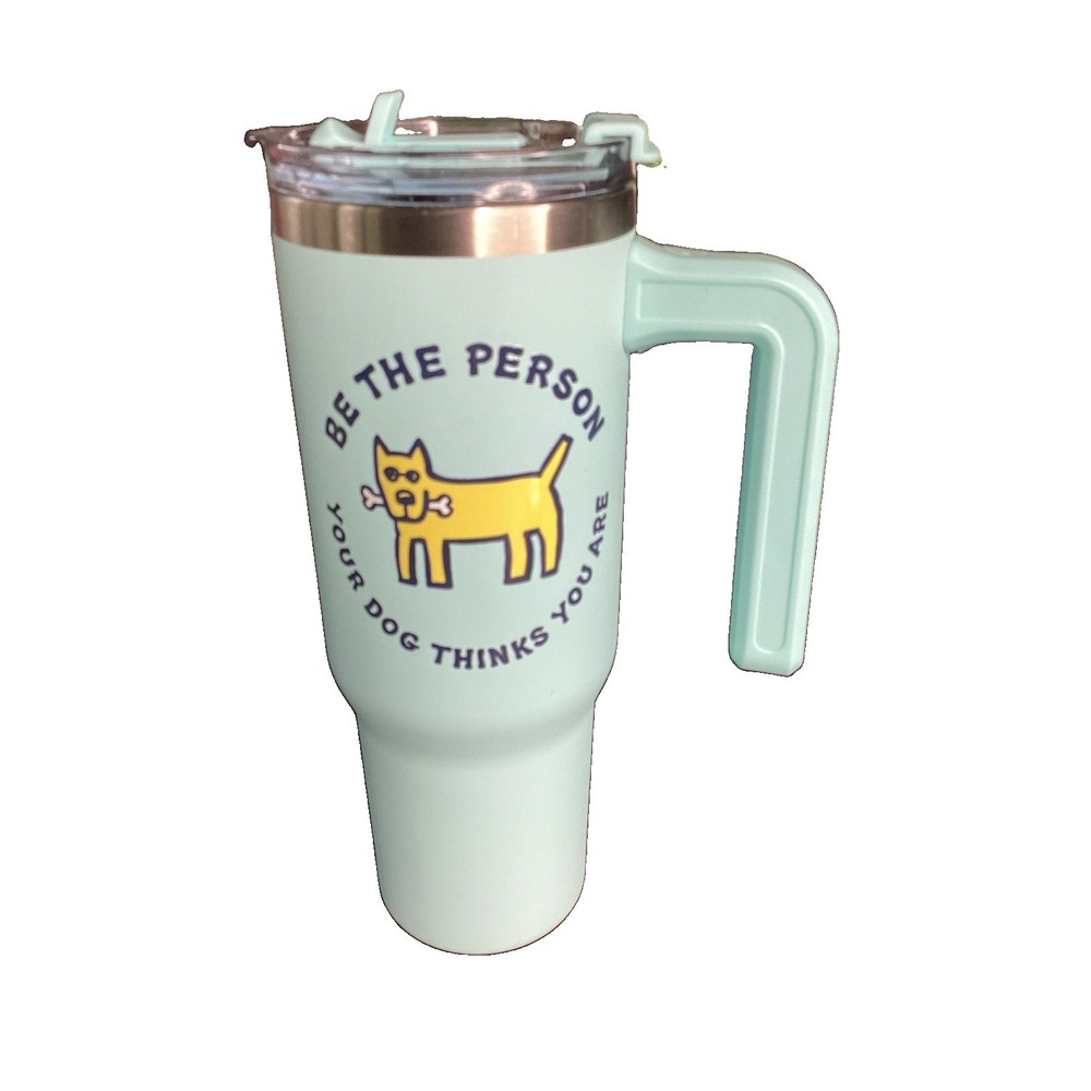 Life is Good Voyager 40 oz.  Tumbler "Be The Person Your Dog Thinks You Are"